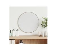 vidaXL Mural Miroir de Maquillage Coiffeuse Cosmétique Décoration de Chambre à Coucher Salle de Bain Salon Intérieur Argenté 348174