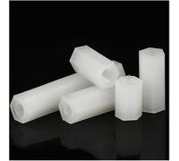 WANG TII DOO Lot de 100 Entretoises Hexagonales en Nylon M2,5 × 4 Mm - M2,5 × 8 Mm avec Double Filetage pour Circuit Imprimé, Module LED Et Support De Capteur,M2.5×4mm