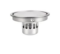WANGBINGXING Siphon De Sol 1PC Drain de Sol Rond en Acier Inoxydable 304 15 cm Insert carrelage Crépine vidange Douche Salle Bain Invisible(15cmC)