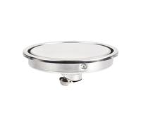 WANGBINGXING Siphon De Sol 1PC Drain de Sol Rond en Acier Inoxydable 304 15 cm Insert carrelage Crépine vidange Douche Salle Bain Invisible(15cmA)