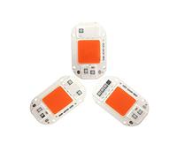 WANGCL 3PCS 50w Full Spectrum LED Grow Light AC 220V Puce de Source de lumière LED pour Plantes d'intérieur Veg et Bloom -Waveband 380-840nm