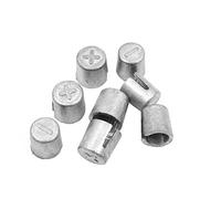 WANGCL 4 Paires Manchons de borne de Batterie, Manchons de Batterie adaptateurs de Poteau de convertisseur de borne de Batterie de Voiture matériau métallique Manchons de Cathode d'anode
