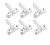 WANGCL Lot de 6 bloqueurs de fenêtre avec vis de fixation pour portes en PVC UPVC, fenêtre de sécurité domestique en alliage de zinc