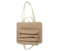 Wangcmcol Sac à Outils Multi-usages, Pochette à Outils Portable Multi-Poches Suspendue, Porte-clé Pliable, Support de Rangement (Kaki)