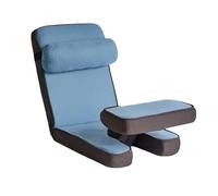 WANGHAI-666 Canapés Canapé Paresseux Tatami Pliable avec Coussin de Dossier Soutien Lombaire for Balcon(Blue)