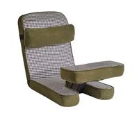 WANGHAI-666 Canapés Canapé Paresseux Tatami Pliable avec Coussin de Dossier Soutien Lombaire for Balcon(Green)
