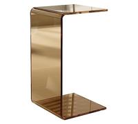 wanghaiyanBD Table d'appoint en Acrylique, canapé de Luxe léger, Petite Table Basse, Table d'appoint Minimaliste, Table d'angle de Salon en Verre Transparent pour Les Petits Espaces du Salon