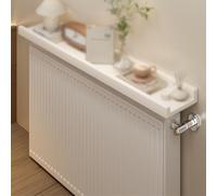 WANGRUIERHA Tablette de Radiateur en Bois, Etagere Radiateur Mural pour la Maison, Armoire de Routeur, Convient pour Le Salon, la Chambre, Le Couloir, Le Bureau(White,60x12x4cm/24x5x1.6in)