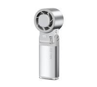 WANGYIWH Mini Turbine de réfrigération à semi-conducteur 6000mAh, ventilateur portatif, grande vitesse, électrique, Violent, cou pliant, sac de glace