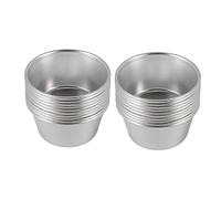 Wanjorlay Lot de 20 moules individuels pour pudding, mini moules à chocolat fondu, antiadhésifs, cupcakes, gâteaux, biscuits, pudding