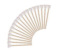 Wanjorlay Paquet de 18 Piquets pour Plantes D'Électroculture, Antennes de Jardinage en Cuivre D'Électroculture de 12 Pouces, Bobine de Cuivre de Jardinage D'Électroculture