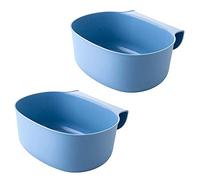 Wankd 2X Coupelle de Collecte pour Déchets Cuisine - Bac Poubelle Collecteur pour Plan de Travail - Récipient à Accrocher - Meuble de cuisine à suspendre Garbage Corbeille Peut