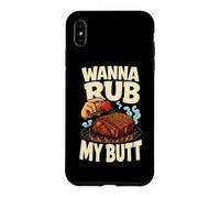 Wanna Rub My Butt Funny Grill Master Shaker pour Barbecue Coque pour iPhone XS Max