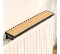 Wansiman Étagère décorative au-dessus du radiateur pour le salon, dissipation de la chaleur respirante, facile à nettoyer, s'adapte à la plupart des radiateurs standard à panneau simple et double