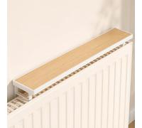 Wansiman Étagère décorative au-dessus du radiateur pour le salon, dissipation de la chaleur respirante, facile à nettoyer, s'adapte à la plupart des radiateurs standard à panneau simple et double