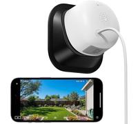 wansview 2K Camera de Fenetre 2,4G/5GHz WiFi Camera Interieur Surveillance | Support adhésif, Anti-éblouissement, Anti-reflet, Détection IA, Vision Nocturne, Audio Bidirectionnel, Enregistrement 24/7