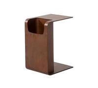 WAOCEO Tables d'appoint Côté canapé en Bois en Forme de C Plusieurs, Mini Table d'angle Mobile, Petite Table Simple, Table de Chevet de Chambre à Coucher Tables Basses de Salon (Color : B)