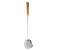Waoclowr Spatule wok en acier inoxydable non réactif en acier inoxydable | La spatule en acier inoxydable ne réagit pas avec les aliments, passe au lave-vaisselle et résiste à la chaleur.