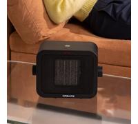 WARM BOX - Chauffage En Céramique 1500W Noir. Basse Consommation