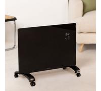 WARM CRYSTAL 1500W - Convecteur électrique en verre Wifi - Noir