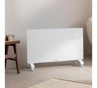 WARM CRYSTAL 2500W - Convecteur électrique en verre WiFi - Blanc