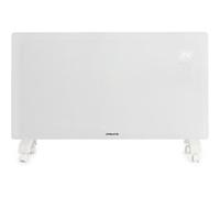 WARM CRYSTAL 2500W - Convecteur électrique en verre WiFi - Blanc Blanc G