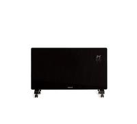 WARM CRYSTAL 2500W - Convecteur électrique en verre WiFi - Noir