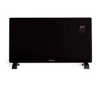 WARM CRYSTAL 2500W - Convecteur électrique en verre WiFi - Noir Noir G