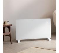 CREATE Convecteur électrique en verre WARM CRYSTAL 2500W WiFi écran tactile minuterie 24h Blanc