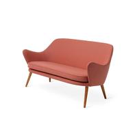 Warm Nordic Canapé Dwell Canapé 2 places tissu hero 511 blush. pieds en chêne fumé