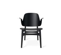 Warm Nordic Chaise lounge Gesture hêtre laqué noir