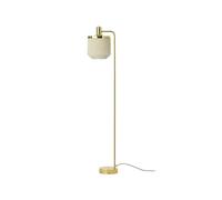 Warm Nordic Lampadaire Fringe cream white. acier plaqué laiton