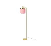 Warm Nordic Lampadaire Fringe pale pink. acier plaqué laiton