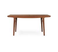 Warm Nordic Table à manger Evermore avec 2 rallonges de 45 cm chacune Teak oiled oak. 160 cm