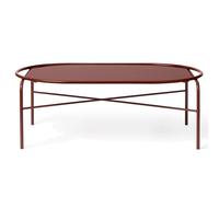 Warm Nordic Table basse ovale Secant Redish