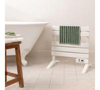 WARM TOWEL MINI - Porte-serviette électrique à suspendre ou à poser 150W - Blanc Blanc G