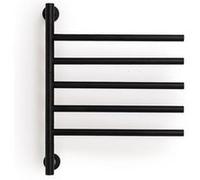 WARM TOWEL MINIMAL - Sèche-serviettes électrique 80W avec barres pivotantes à 180º - Noir Noir G