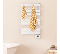 WARM TOWEL MODERN - Radiateur Sèche-serviettes Électrique À Huile 400W Blanc. Basse Consommation