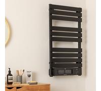 WARM TOWEL PRO - Sèche-serviettes Électrique Avec Chauffage Et Wifi 1500W Noir. Basse Consommation