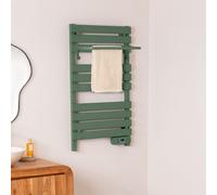 WARM TOWEL - Sèche-serviettes électrique au sol ou mural 500W - Sauge Vert G