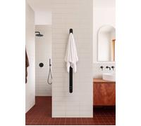 WARM TOWEL TUBE OVAL - Sèche-serviettes Électrique Barre 40 W Noir. Basse Consommation