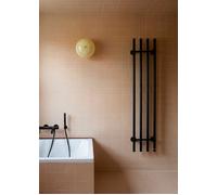 WARM TOWEL TUBE - Sèche-serviettes Électriques 60W, 120W, 240W Noir & 4 Barres. Basse Consommation