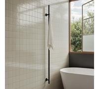 WARM TOWEL TUBE - Sèche-serviettes Électriques 60W, 120W, 240W Noir. Basse Consommation