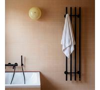 WARM TOWEL TUBE - Sèche-serviettes Électriques 60W, 120W, 240W Noir. Basse Consommation