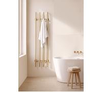 WARM TOWEL TUBE - Sèche-serviettes Électriques 60W, 120W, 240W Or Brossé & 4 Barres. Basse Consommation