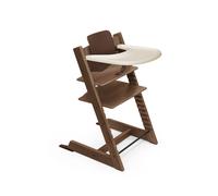 warmbrown Chaise haute Tripp Trapp® avec plateau Stokke®