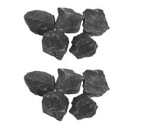 Warmhm 10 Pierres de Sauna Naturelles en Pierre Volcanique pour Poêle Électrique, Résistance la Chaleur et Diffusion Douce, pour Sauna Sec et Spa