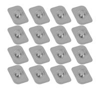 Warmhm 16 Pièces Limiteur Argenté en Inoxydable Acier et Facile Installation Sécurité de Verrouillage de Fenêtre Coulissante Renforcée pour Usage Domestique