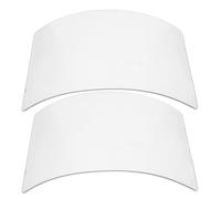 Warmhm 2 Pièces Lentille de Capot de Sablage en Verre 3mm pour Protection | Pièce de Rechange pour Travaux Extérieurs, Résistance aux Rayures, les Particules Fines, Usage Professionnel