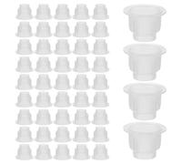 Warmhm 200 Pièces Bouchon de Flacon D’Huile Essentielle, Bouchon de Diffuseur de Parfum 28mm en Plastique, pour Bâtonnets Diffuseurs, Facile à Installer, pour Maisons et Bureaux